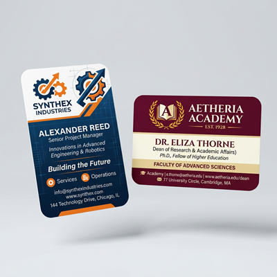 Business Cards with Round Corners