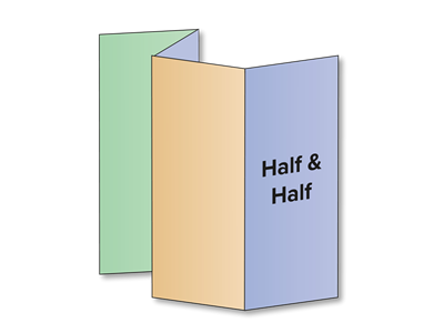 Half & Half (Parallel) Fold